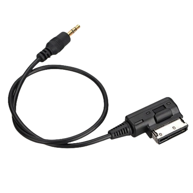 Adjustable 3.5mm Car Automobile Sound Cable for AMI Vehicles PVC Cord