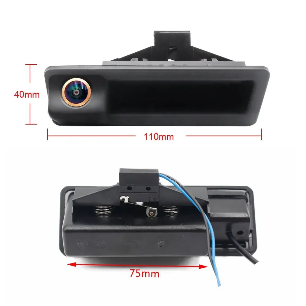 후면보기 카메라 BMW X1 X3 E39 E53 E82 E88 E84 E90 E91 E92 E93 E60 E61 E70 E71 E72 백업 역방향 AHD 2K Fisheye 렌즈 카메라