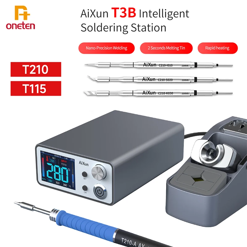AIXUNT3BT210T115IntelligentSolderingStationWithElectric