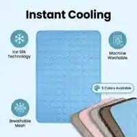 Lit d'été pour animaux de compagnie, tapis rafraîchissant pour chien, lit froid pour chat, extra pour toutes les tailles, fournitures pour chiots, accessoires pour animaux de compagnie, couverture de canapé lavable pour chat 2