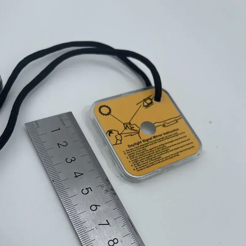 Multi Functional Signal Mirror for Outdoor Survival, Reflective for Survivors, Field Tools, Equipment Accessories