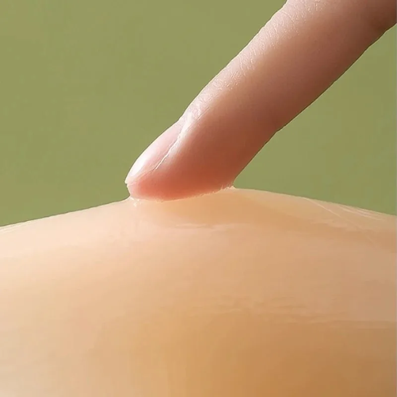 Silicone Nipple Cover 1Pairs Adhesive Reusable Invisible Bras Chest Patch For Women