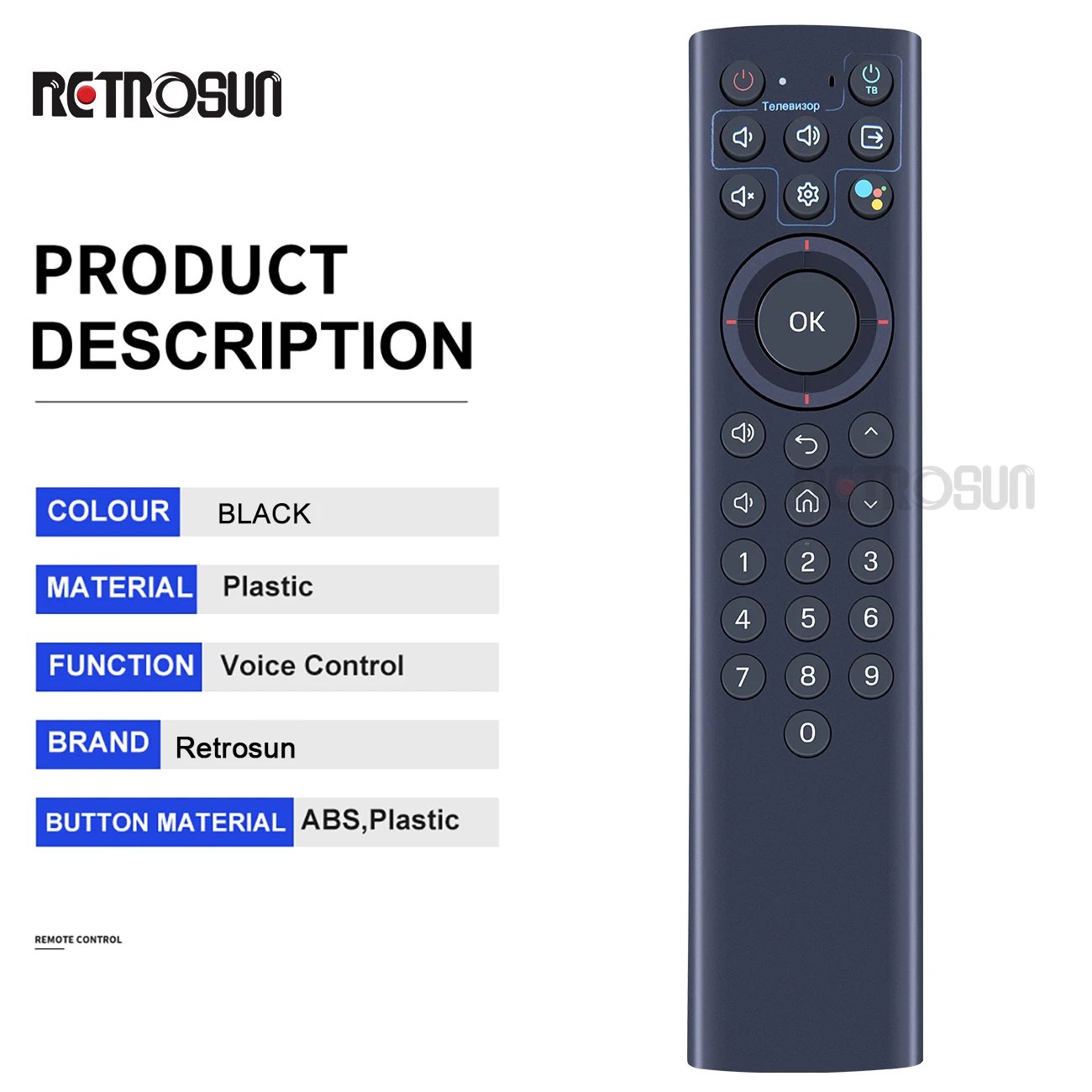 Voz Controle Remoto para tv Box Novo Modelo Zte866 Rc306c05 - Image 2