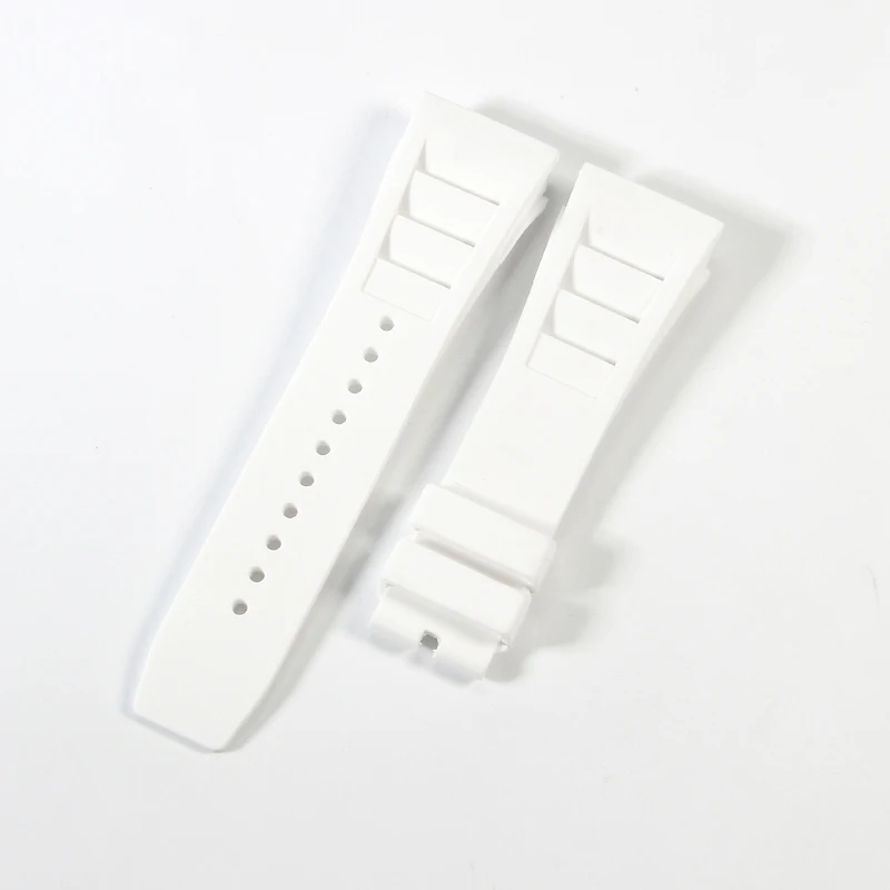 High-Quality Waterproof Soft Rubber Watch Strap for Luxury Sports Watches