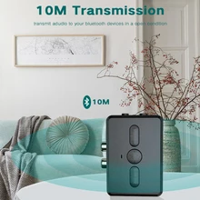 

New 2 in 1 Transceiver Car Computer TV Speaker HIFI Stereo Bluetooth-Compatible Transmitter Bluetooth Adapter Receiver RCA Jack