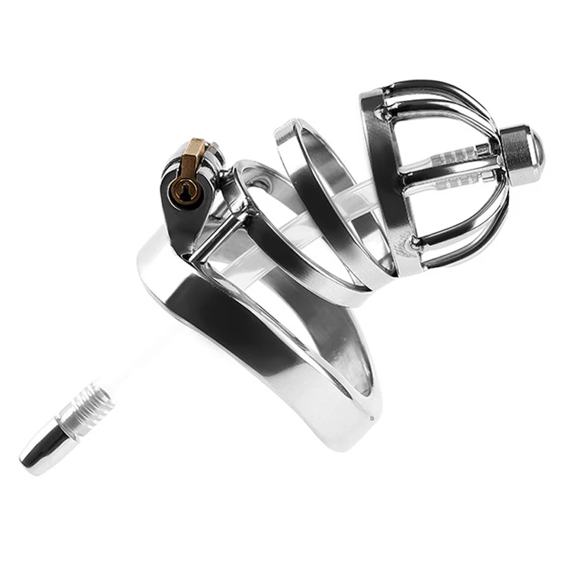 Penis Chastity Cage Runyu Stainless Steel Metal Urethra Chastity Lock