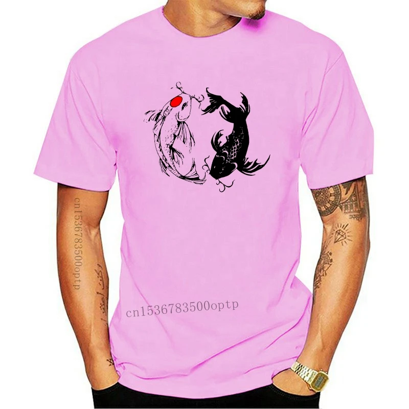 Abbigliamento Uomo Koi Carp Japan White, T-Shirt Su Misura