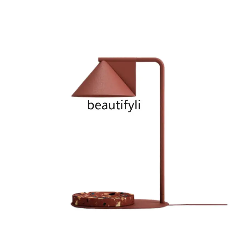 

Nordic Modern Minimalist Terrazzo Table Lamp Study Living Room Sample Room Soft Decoration Bedroom Creative Table Lamp