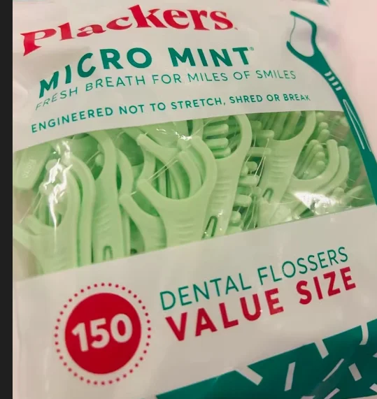 Dental Floss Plackers dental floss ultra-fine family pack mint flavor care polymer floss rod flossing thread