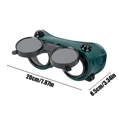 Enhanced Welding and Eye Protection Goggles - Flipping Up, Dustproof for Cutting, Grinding, Brazing, and Soldering (01)