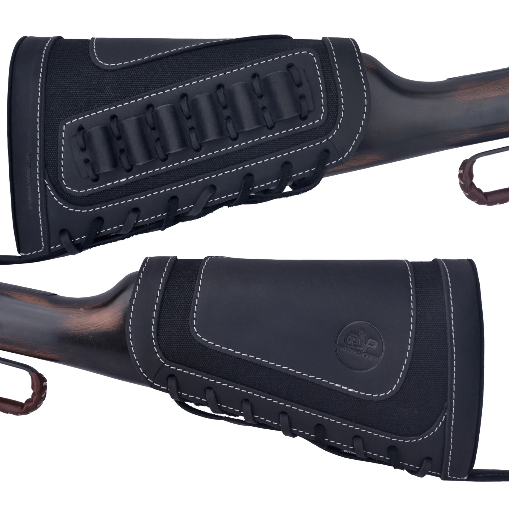 Cartouchière Crosse Fusil Chasse Tir Etui Housse Nylon 5 Cartouches Neuf Item 9661990
