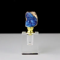 Natural Agate Essential Oil Bottle 3ML Decorative Bottle Refillable Crystal Perfume Bottle Wedding Anniversary Gifts 2