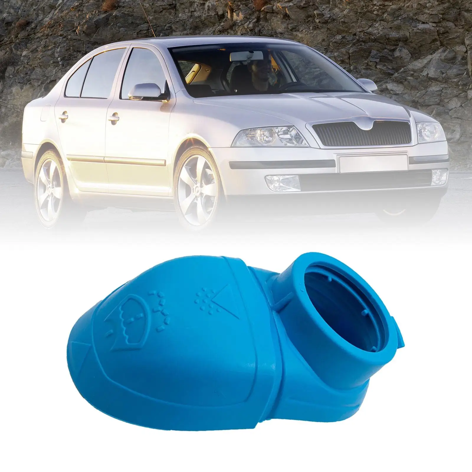

Windshield Washer Fluid Reservoir Bottle Tank Cap 6V0955485 Replacement