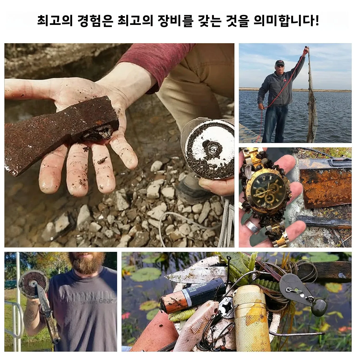 N52 구조용 자석, 헤비 듀티 탐색 자석, 강력한 네오디뮴 자석, 심해 낚시 자석, 링 아이볼트로 장착