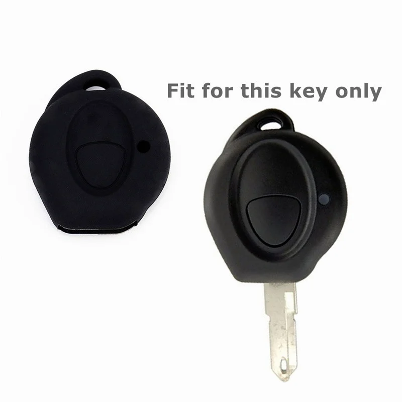 Auto Key Protector Skin Holder Flip Remote Silicone Car Key Case Cover For Peugeot 206 106