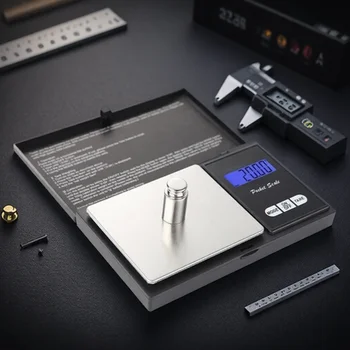 500g X 0 01g Bilancia da cucina digitale ad alta precisione Gioielli Bilancia in oro Peso Grammo Bilancia elettronica tascabile LCD 1