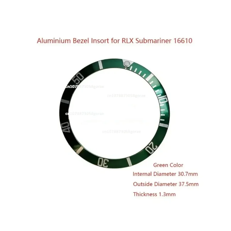 Inserto Lunetta In Alluminio Per Submariner 16610, Parti Dell'Orologio