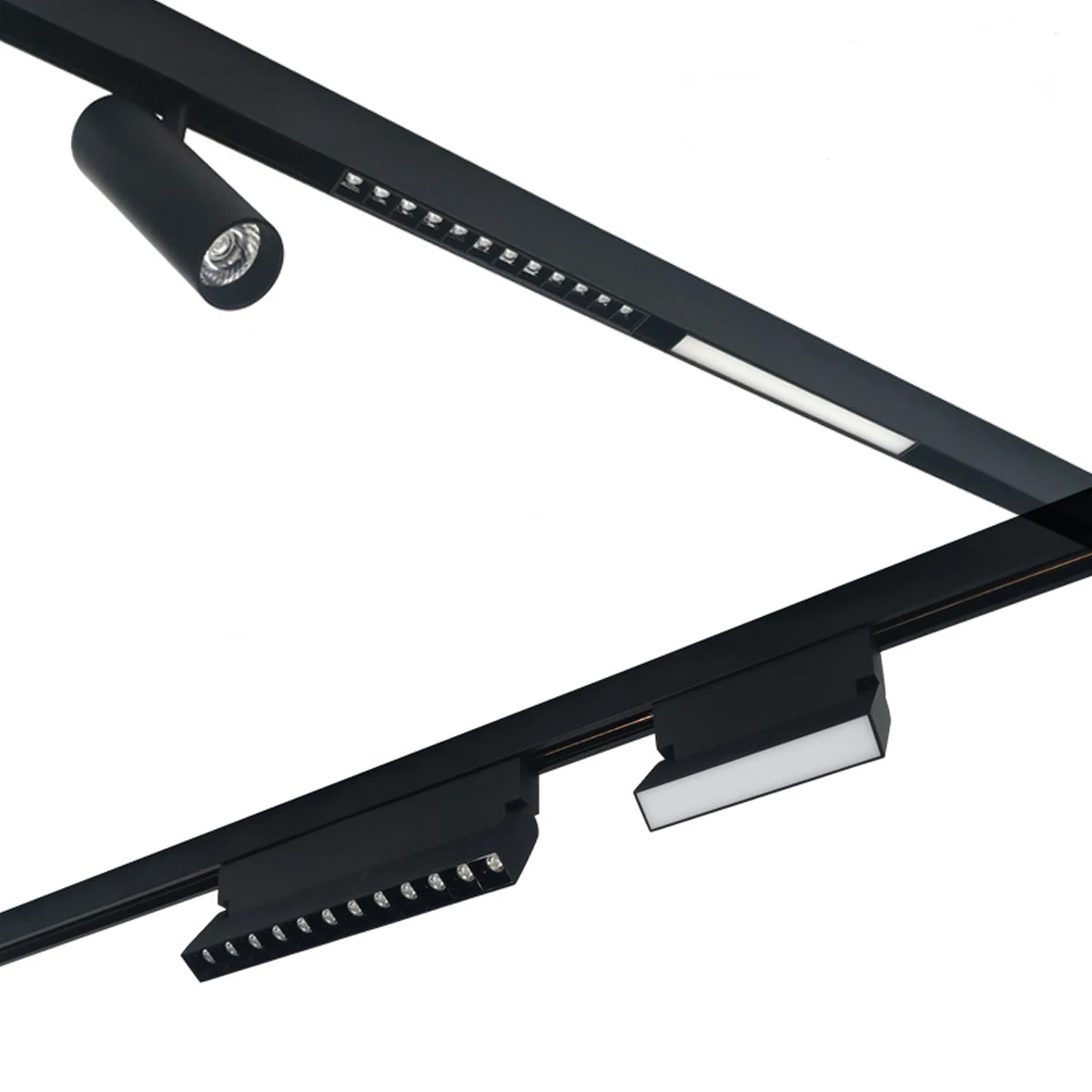 Recessed Magnetic Track Light Design ceiling light Magnetic Rail Ceiling System Indoor Track Lighting Spot Rail Spotlight 2