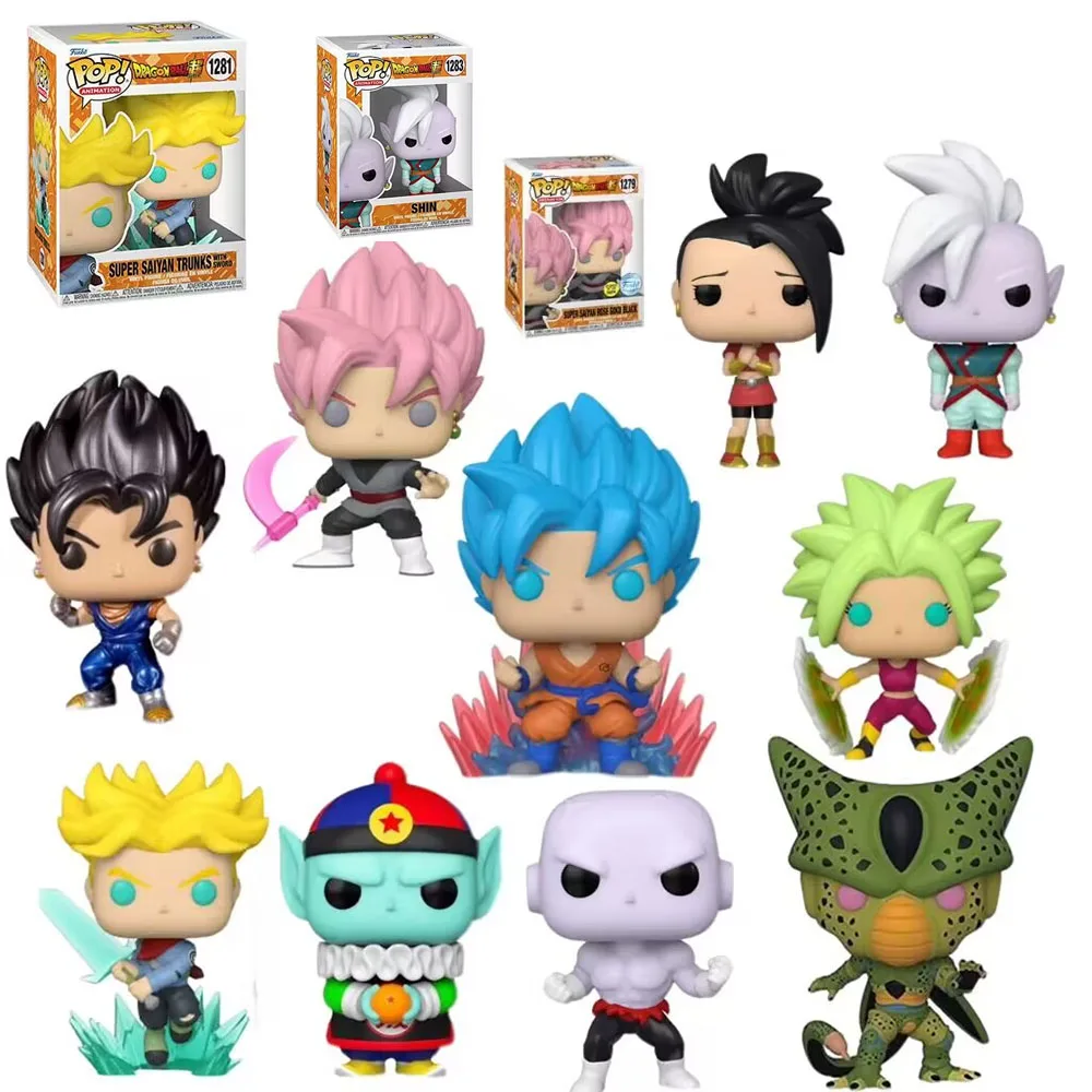 Funko Pop Dragon Ball Super Saiyan #1279 Recoome #1492 Jiece #1495 Guldo #1491 Figuras de acción de vinilo Muñecas Juguetes Regalo para niños
