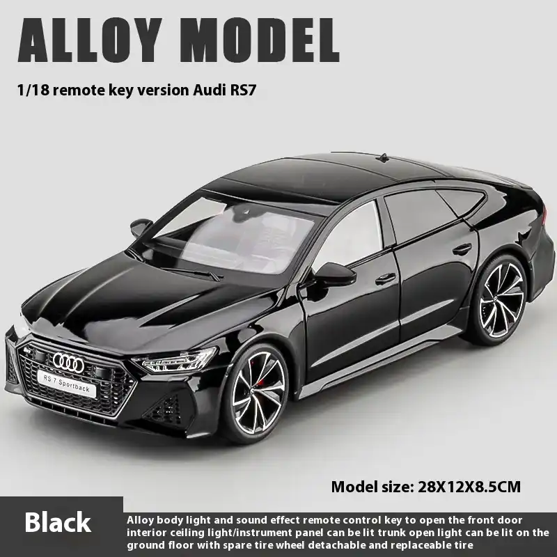 1:18 Key Remote Control Version AUDI RS7 Alloy Sports Car