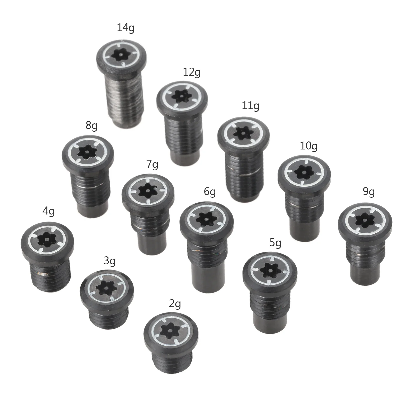1Pc Alloy Golf Club Heads Weight Screw for Taylormade SIM2/SIM2 MAX Driver Head Fairway Woods 2g 3g 4g 5g 6g 7g 8g 10g 12g 14g 3