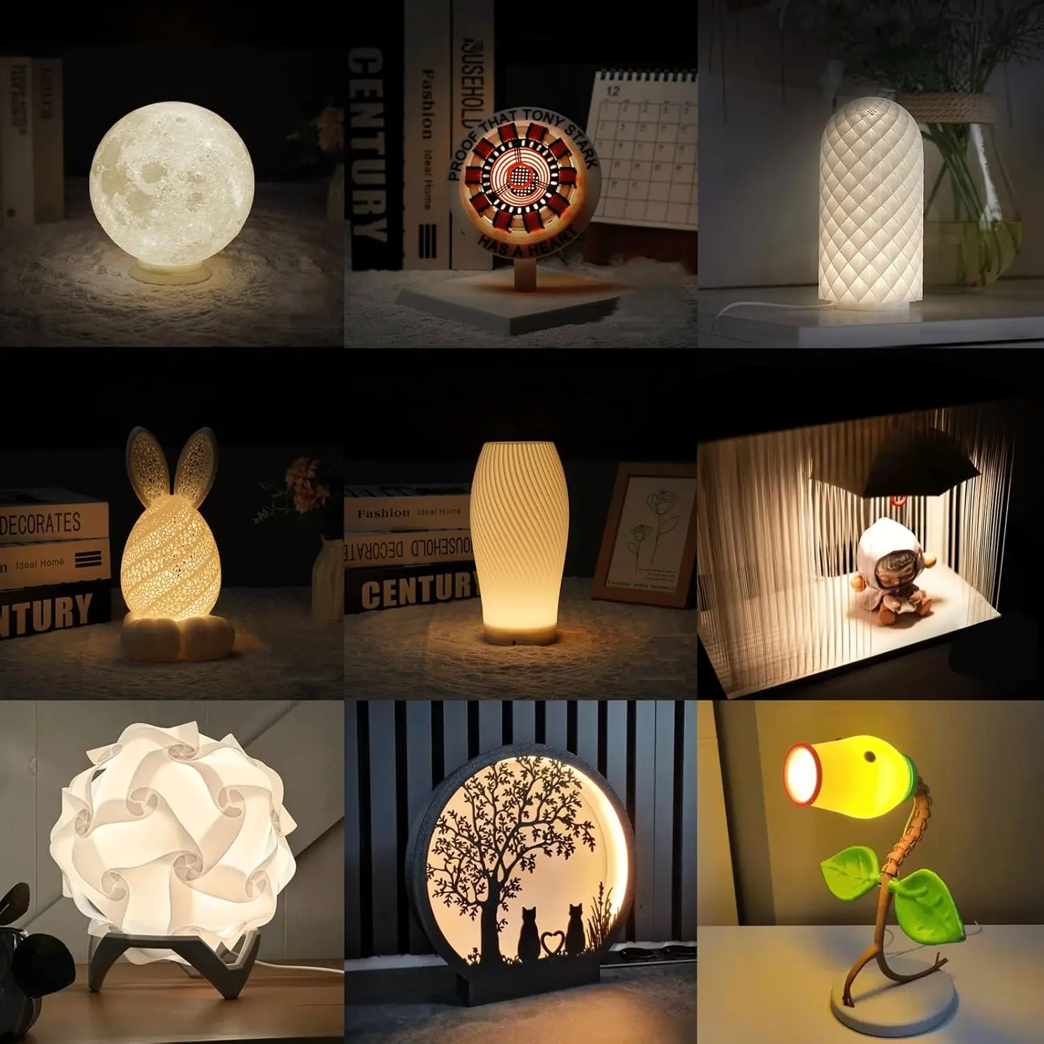 thumbnail image 2 of Bambu P1s Howarx 3D Printer LED Lamp Kit 001 V2.0, Compatible With Bambu Lab A1 /A1mini/P1S/P1P/X1C Makerworld Maker's Supply Hardware Kit 5V USB Powered, 3 Color Temperature Adjustable 3d Printer Enclosure 2 of 13
