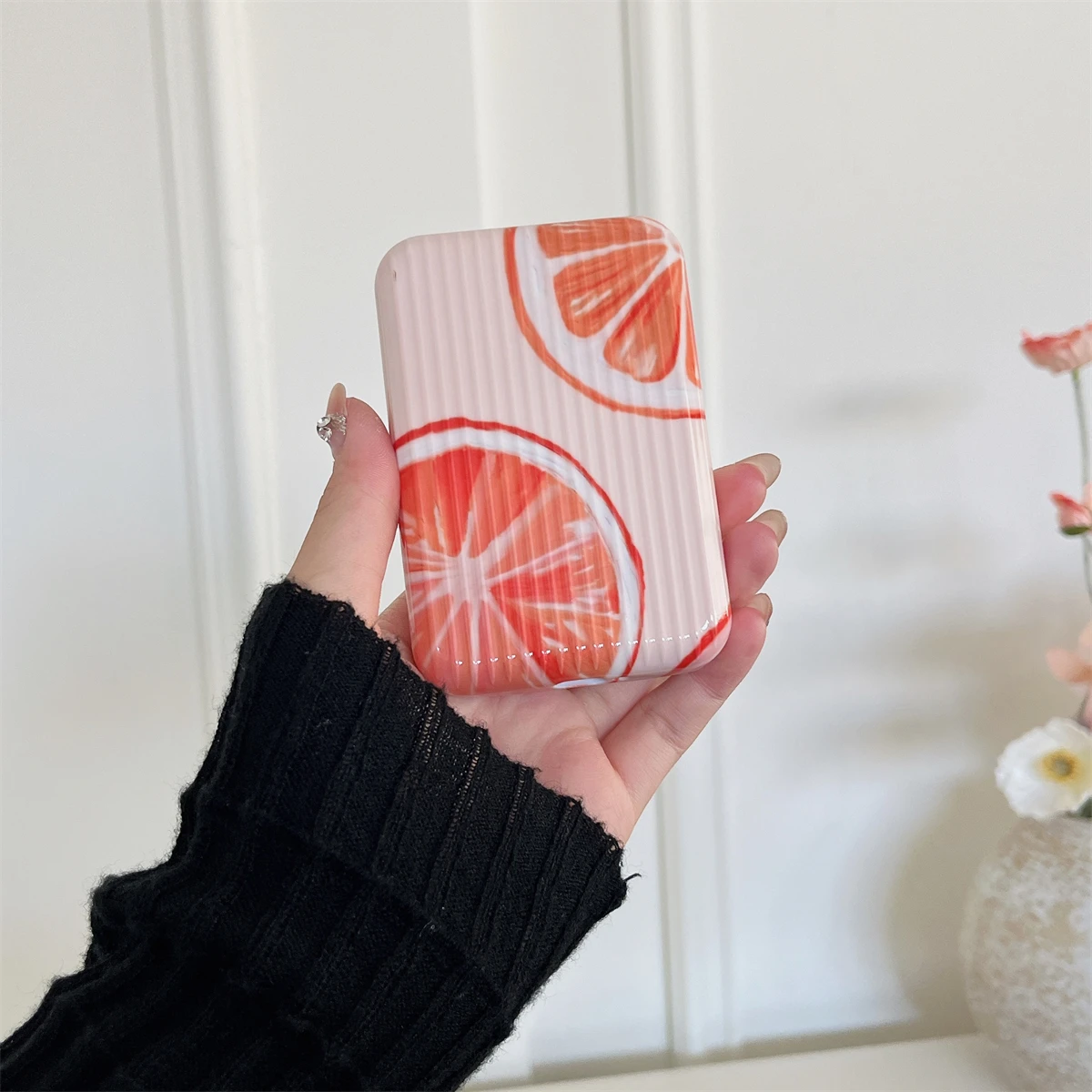 Grapefruit Pattern Case for iPhone External Battery