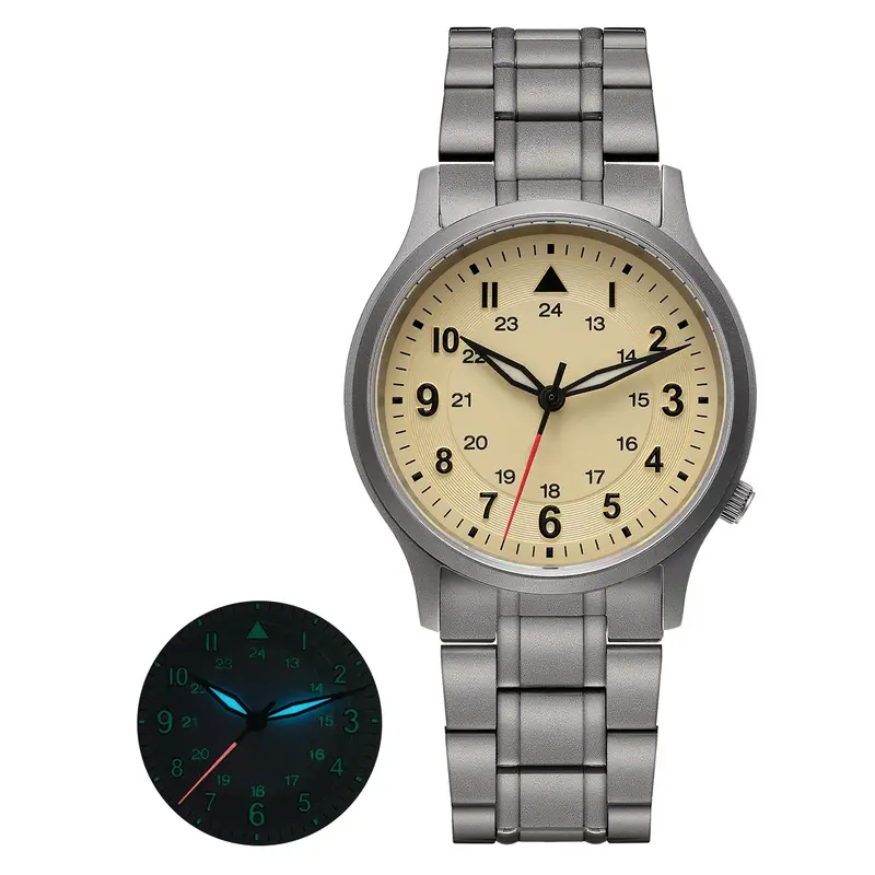 BERNY Full Titanium Watches for Men Outdoor Quartz Men's Field Wristwatch VH31 Super Luminous Sapphire Easy Read Watch - Image 15