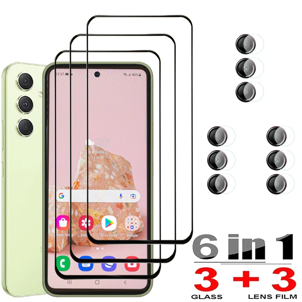 LeYi Cover per Samsung Galaxy A54 5G Custodia con Protezione Schermo