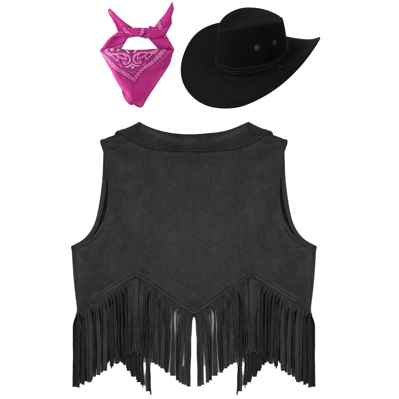Western Cowboy Costume for Boys Girls for Kids Cosplay Costume Cowboy Costume