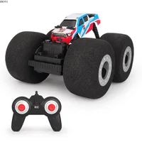 EBOYU 2036A RC Monster Truck with Giant Wheels RC Stunt Car Shot Indoor Remote Control Car Super Soft Wheels Gift Toys for Kids 2