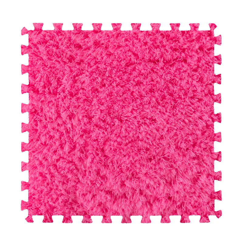 Culnflun Spielteppich 10-teilig - Weiche Eva-Schaumstoff Matten, Ineinandergreifend, Grau, 31x30cm