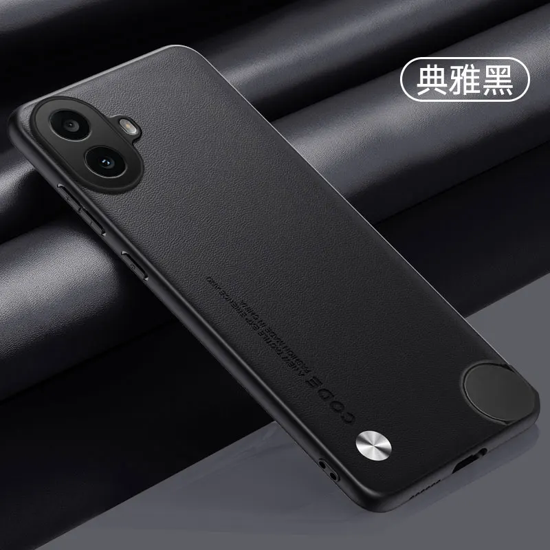 Luxury Fiber Texture PU-Leather Shockproof Phone Case Cover