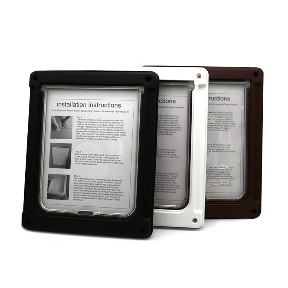 Pet Dog Doors, Pet Supplies, Cat Doors, Cat Holes, Dog Doors with Controlled Access Directions, Shelters