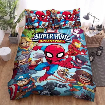 Housse de Couette Spiderman Marvel Coton, parure de lit