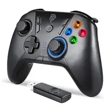 Wireless Game Joystick Controller, 2.4G Wireless Gamepad Joystick PC, Dual Vibration, 8 Hours of Playing for PC/Android