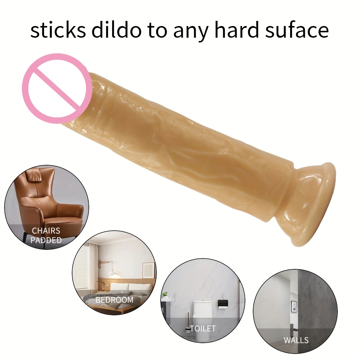 TPE Realistic Jelly Penis Dildo with Suction Cups Hand Washable TPE Anal Plugs Non-Powered Adult Sex Toys 1PC