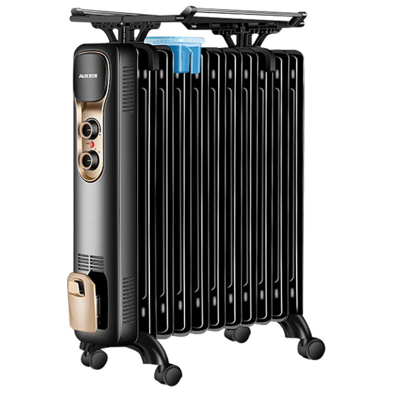 AUXElectricOilHeaterElectricitySavingSilentEnergysavingElectricHeaterHouseholdBlack