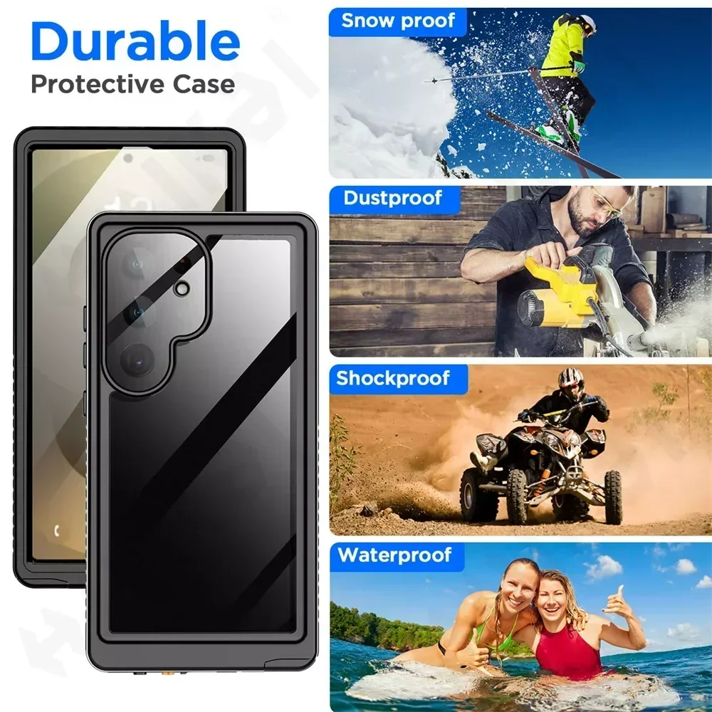 Ultimate IP68 Waterproof and Shockproof Phone Case - Durable Swim & Outdoor Protection Cover
