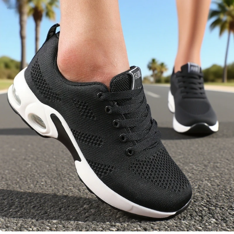 Women's Fashion Sneakers Vibrant Travel Lightweight Walking Shoes 2025 Breathable Gym Training Fashionable Women's Running Shoes