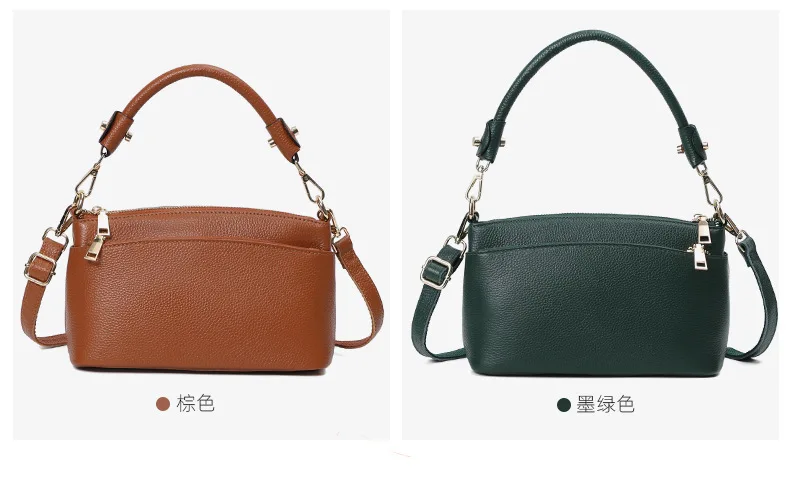 Genuine Leather Crossbody Bag for Women