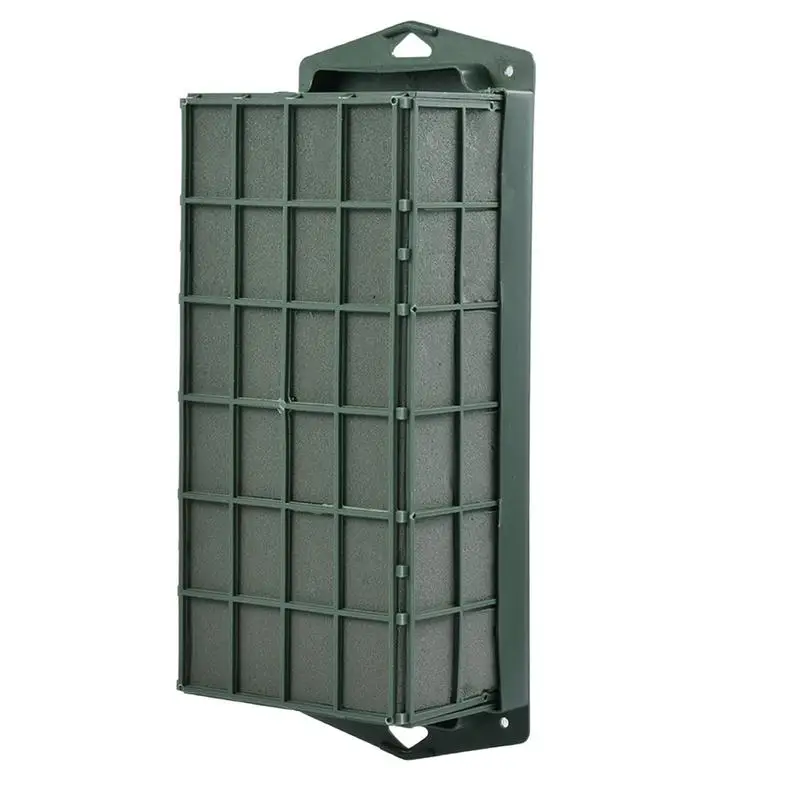

1Pc Floral Foam Cage Floral Florist Green Foam Brick Party Flower Arrangement With Suction Cups Rectangle Flower Cage Holders