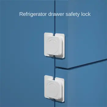 1~8PCS Baby Safety Lock Home Refrigerator Door Lock Home Security Protection Anti Open Fridge Locks Freezer Cabinet Buckle 5