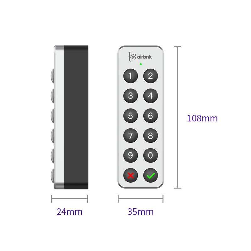 F101 Password Pad Digital Electronic Password Keypad Recognition Device Door Access For M500 M300 Smart Lock