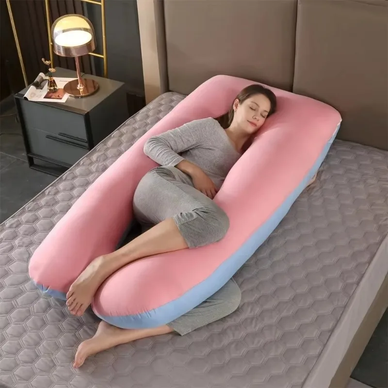 Multifunctional Maternity Pillows Soft and Comfortable Cotton Waist Support U-shaped Cushion Body Pillow for Pregnant Women