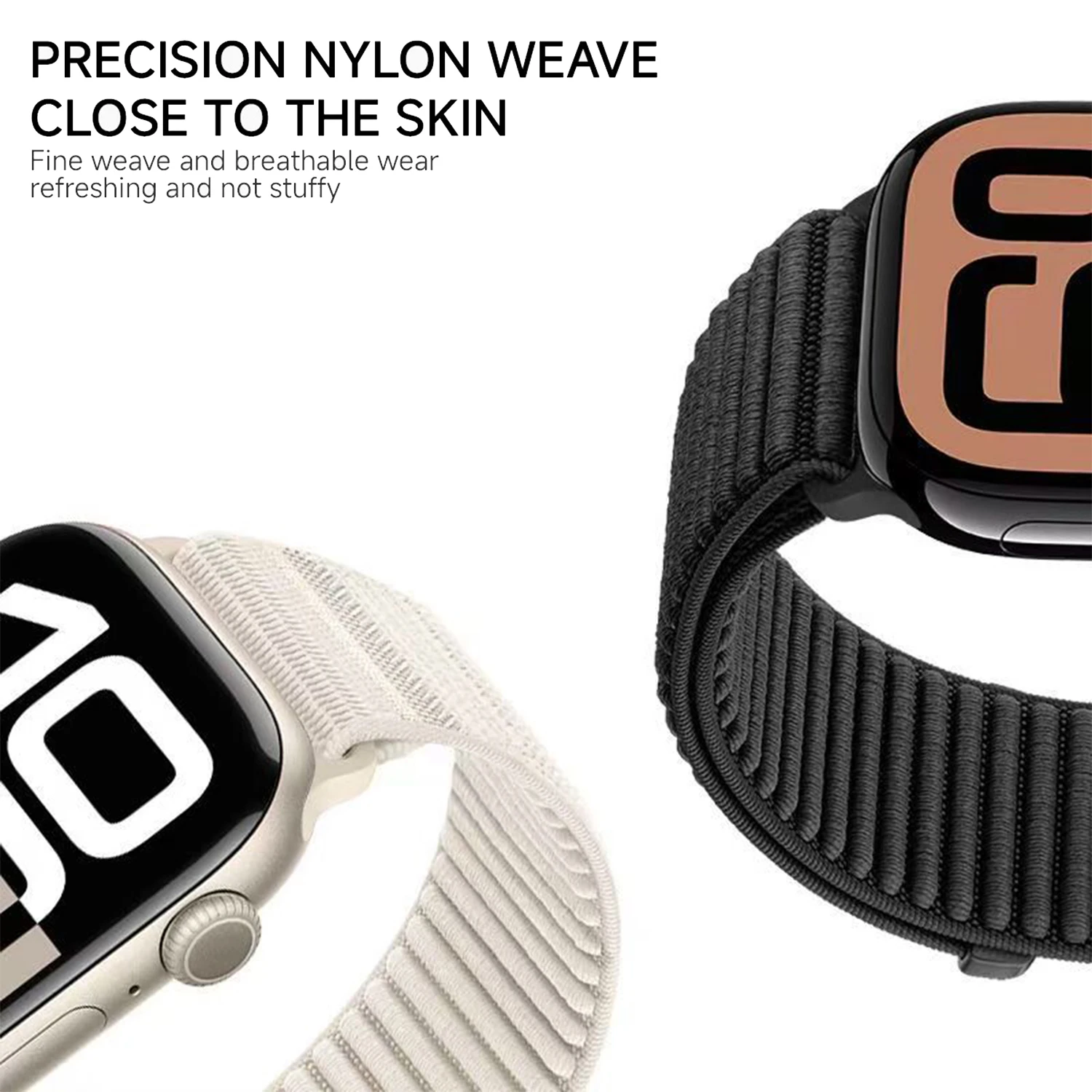 Durable Nylon Loop Watch Band - Versatile Strap Bracelet
