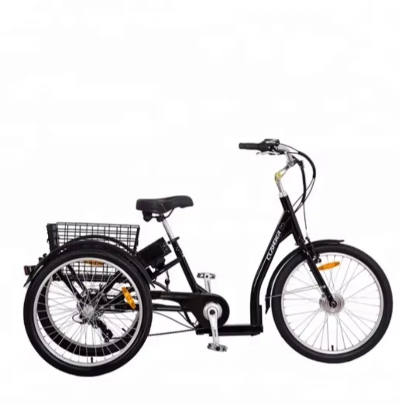 תלת אופן חשמלי למבוגרים עם תא מטען