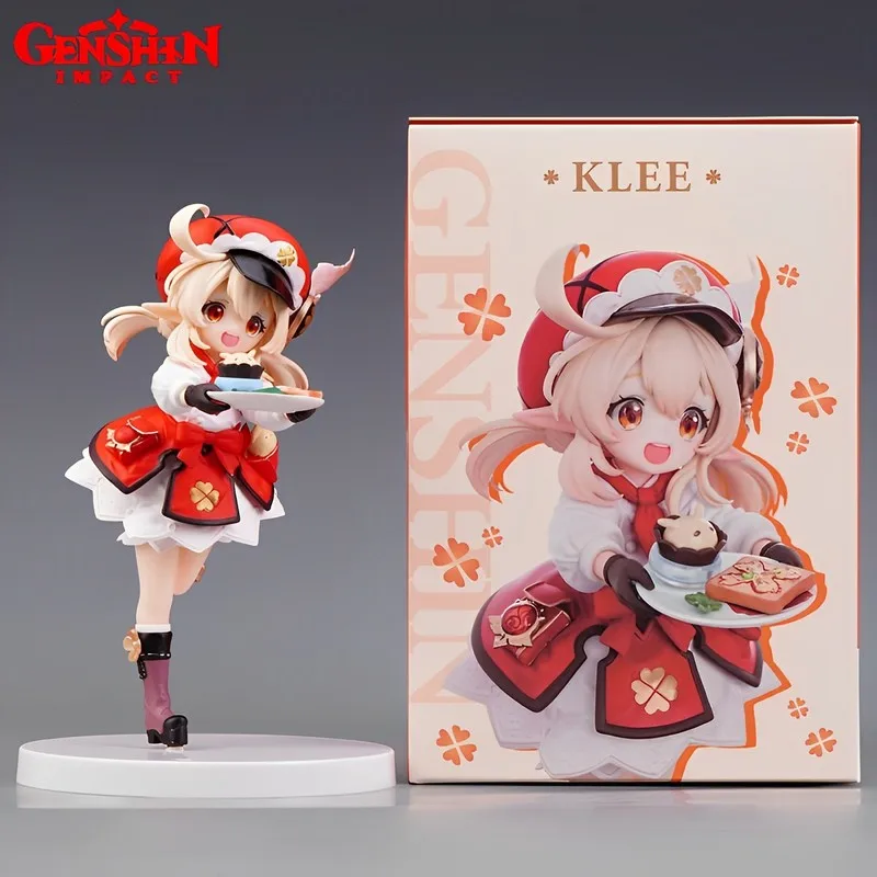 

Аниме-фигурка Genshin Impact Spark Knight 16 см, ПВХ Klee, кофейня, десерт, заказ Westwind, рождественские подарки, игрушка