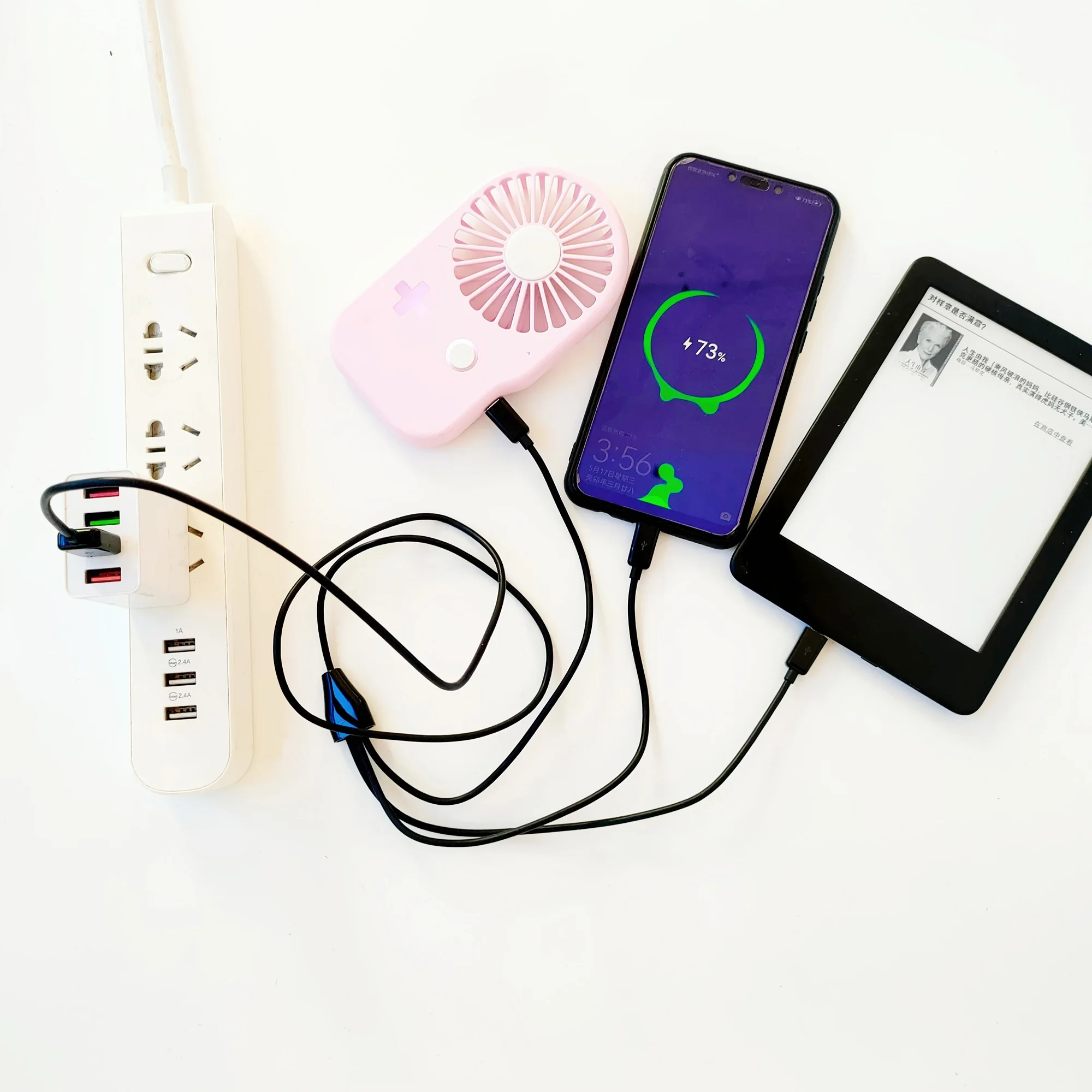 Micro USB Cable 3 in 1 Micro USB Data charge Cable for android phones