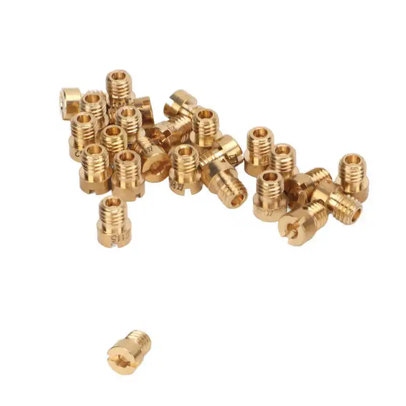 Set 25 Gettoni Principali In Metallo Per Carburatore M5, Kit Conversione 55-115 Per PHBG 21, SHA 13, Dellorto E Altri - 3